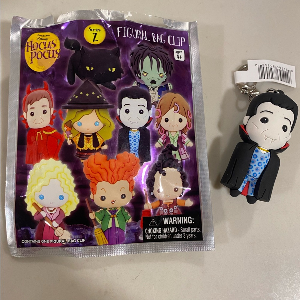 NWT Disney Hocus Pocus Series 2 Bag Clip - Dave